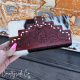 Loretta Cowhide Wallet - Dixies Western Wear 