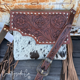 Georgia Conceal Carry Tooled Leather Purse - Dixies Western Wear 