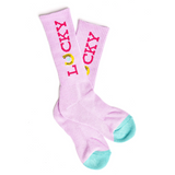 Lucky Lavender Light Pink Performance Socks