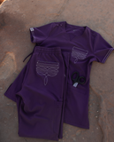 Grape Boot-Stitch Pants