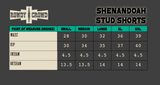 CREAM- Shenandoah Stud Shorts - Dixies Western Wear 