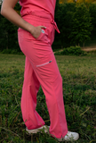 Hot Pink Boot-Stitch Pants