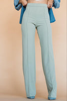 SALE The Zoey Stretch Trouser In Sage