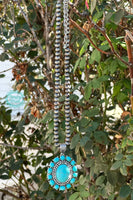 HEART OF TAHITI NECKLACE TURQUOISE