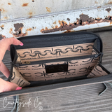 Avenue Checkered Leather Wallet - Dixies Western Wear 