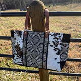 Charlene Cowhide Weekender Bag - Dixies Western Wear 