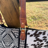 Charlene Cowhide Weekender Bag - Dixies Western Wear 