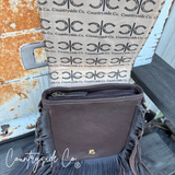 Cherry Crush Tooled Leather Purse