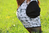 Cowboy Toile Fly Mask - Dixies Western Wear 