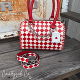 Aces High Decorated Checkered Speedy Bag - Dixies Western Wear 