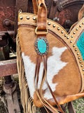Turquoise Gypsy Tote Bag by Double B - Dixies Western Wear 