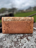 Desert Sunset Western Speedy Leather Purse with optional wallet - Dixies Western Wear 