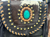 Genuine Western Boho Fringe suede leather purse by Double B - Dixies Western Wear 