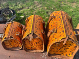 Sorrel Sunset Speedy Western Genuine Leather Barrel Bag Purse by Double B - Dixies Western Wear 
