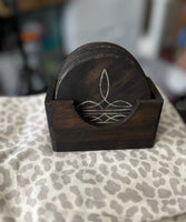 Wood Coasters - Set of 6