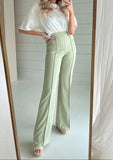 SALE The Zoey Stretch Trouser In Sage