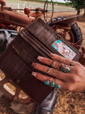 Dusty Anna Tooled Wallet - Dixies Western Wear 