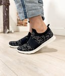 Jia Knit Sneaker in Black