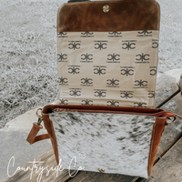Magdalene Cowhide Concealed Carry Purse