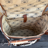 Mesa Cowhide Concealed Carry Backpack, Wristlet, Keychain BUNDLE