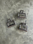 Mini Square Faux Pearl Claw Hair Clip