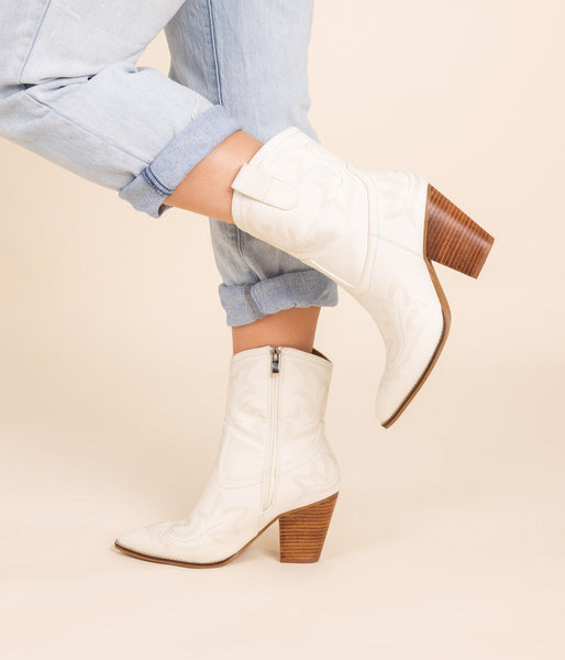 Plus One Booties in White