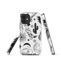 Black and White Western Themed Tough Case for iPhone®