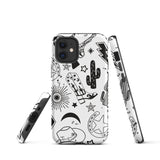 Black and White Western Themed Tough Case for iPhone®
