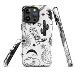 Black and White Western Themed Tough Case for iPhone®