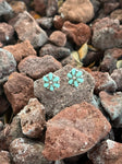 Turquoise Flower Earrings