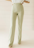 SALE The Zoey Stretch Trouser In Sage