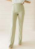 SALE The Zoey Stretch Trouser In Sage